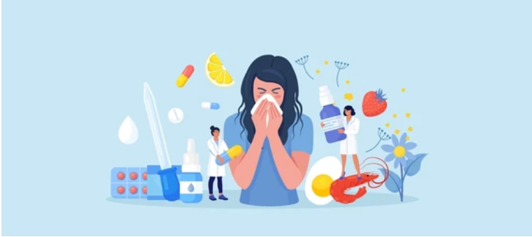 How do kenacort injections treat allergies?