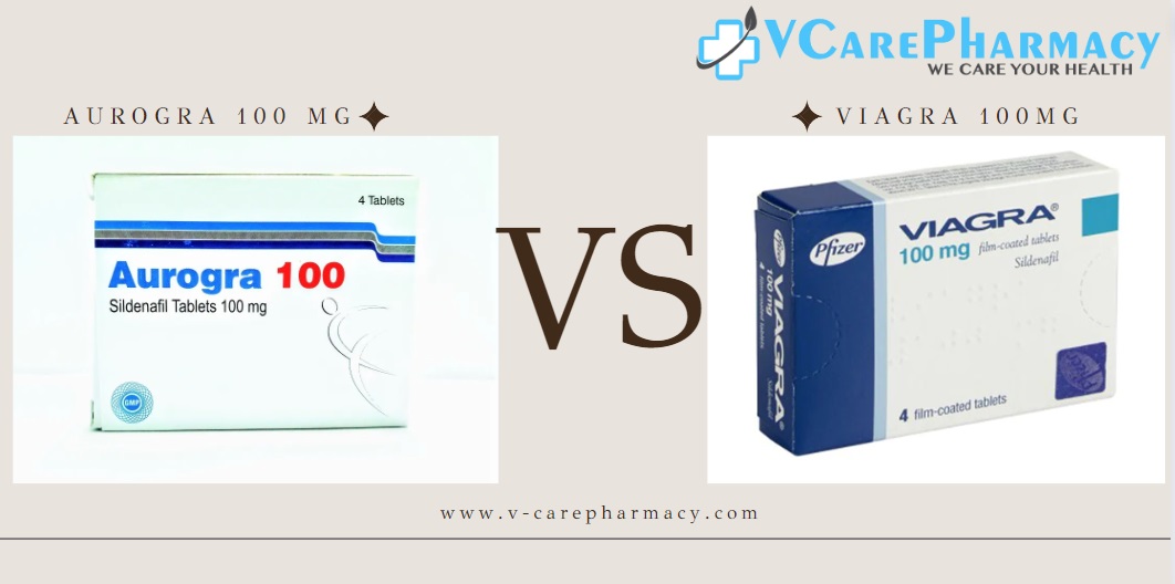 Is Aurogra 100 mg the Same as Viagra?